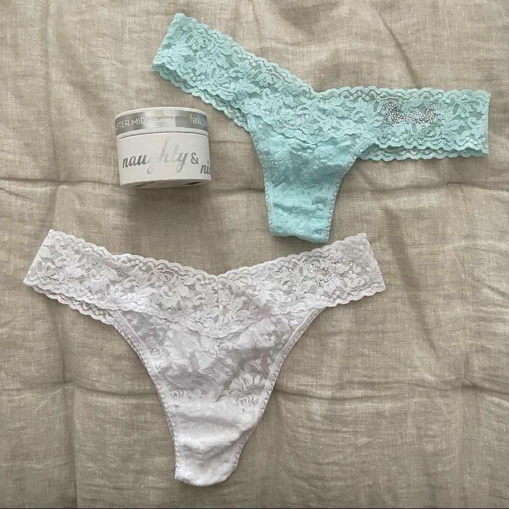 NWOT Hanky Panky Bridal Thongs